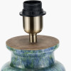 Theano Dot Design Blue Glaze Table Lamp Base