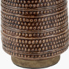Theano Dot Design Brown Glaze Tall Table Lamp Base