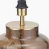 Cerdanya Brown and Beige Glass Table Lamp Base