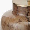 Cerdanya Brown and Beige Glass Table Lamp Base