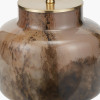Cerdanya Brown and Beige Glass Table Lamp Base