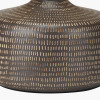 Kai Earth Coloured Textured Ceramic Table Lamp