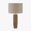 Inaya Natural Tapered Large Wood Table Lamp Base
