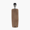 Inaya Natural Tapered Wood Table Lamp Base