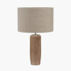 Inaya Natural Tapered Wood Table Lamp Base