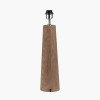 Esha Natural Conical Wood Table Lamp Base