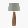 Esha Natural Conical Wood Table Lamp Base