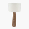 Esha Natural Conical Wood Table Lamp Base