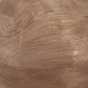Ziva Antique Brown Round Wood Table Lamp Base