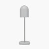 Finn Grey Metal Cloche Headed Table Lamp
