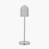 Finn Grey Metal Cloche Headed Table Lamp