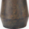 Arbor Verdi Gris Metal Conical Table Lamp Base with Edward 40cm Pistachio Green Linen Cylinder Lampshade