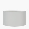 Matisse Multi Colour Ceramic Urn Table Lamp Base with Harry 40cm Ivory Cotton Mix Cylinder Lampshade