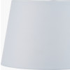 Asteria Black and White Feather Ceramic Urn Table Lamp Base with Adelaide 40cm Ivory Tapered Cotton Mix Lampshade