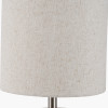 Bonham Natural Wood Veneer and Silver Metal Table Lamp