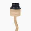 Palau Rattan Wave Table Lamp Base