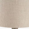 Palmino Brown Tall Organic Glass Bottle Table Lamp