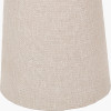 Mirissa White Slubby Handloom Fabric Table Lamp