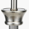 Salvatore Antique Silver Metal Table Lamp Base with Malia 35cm Olive Green Mushroom Pleat Scalloped Tapered Lamp Shade