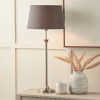 Salvatore Antique Silver Metal Table Lamp Base