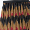 Tatiana Antique Brass Metal Table Lamp Base with Athira 16cm Multi Chevron Design Mushroom Pleat Tapered Lamp Shade