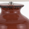 Nori Terracotta Crackle Ceramic Table Lamp