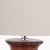 Nori Terracotta Crackle Ceramic Table Lamp