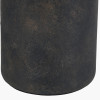 Kovu Matt Bronzed  Cylinder Ceramic Table Lamp