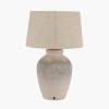 Rhone Ombre Sand Textured Tall Ceramic Table Lamp