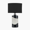Arlese Monochrome Abstract Ceramic Table Lamp