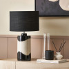 Arlese Monochrome Abstract Ceramic Table Lamp