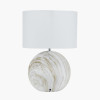 Viejo Grey Large Stone Effect Ceramic Table Lamp