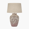 Vanda Clay Stone Textured Ceramic Table Lamp