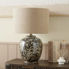Florentine Grey and White Ceramic Table Lamp Base
