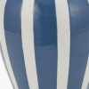 Priscilla Denim Blue Striped Ceramic Table Lamp Base