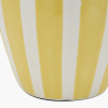 Priscilla Yellow Striped Ceramic Table Lamp Base