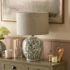 Laurel Olive Leaf Ceramic Table Lamp Base