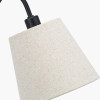 Ari Black Metal Curved Arm Table Lamp