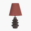 Aylin Bitter Chocolate Gourd Ceramic Table Lamp
