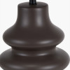 Aylin Bitter Chocolate Gourd Ceramic Table Lamp