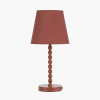 Sophia Terracotta Metal Bobble Table Lamp