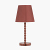 Sophia Terracotta Metal Bobble Table Lamp