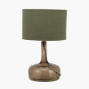Avani Olive Glass Bottle Table Lamp