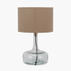 Avani Clear Glass Bottle Table Lamp