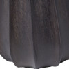 Kairo Black Tall Textured Wood Table Lamp