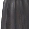 Kairo Black Tall Textured Wood Table Lamp