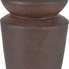 Aditi Dark Brown Curved Terracotta Table Lamp