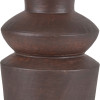 Aditi Dark Brown Curved Terracotta Table Lamp