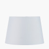 Juno Deep Plum Ombre Glass Table Lamp  with Adelaide 35cm Ivory Tapered Cotton Mix Lampshade