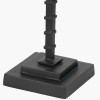 Everett Ribbed Metal Stick Table Lamp Base